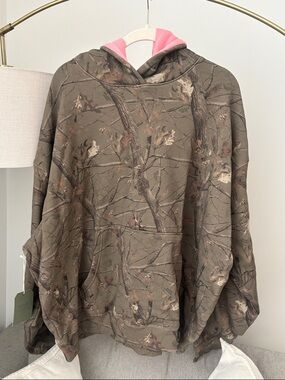 Dairy Boy Camo/Pink Evergreen Hoodie
